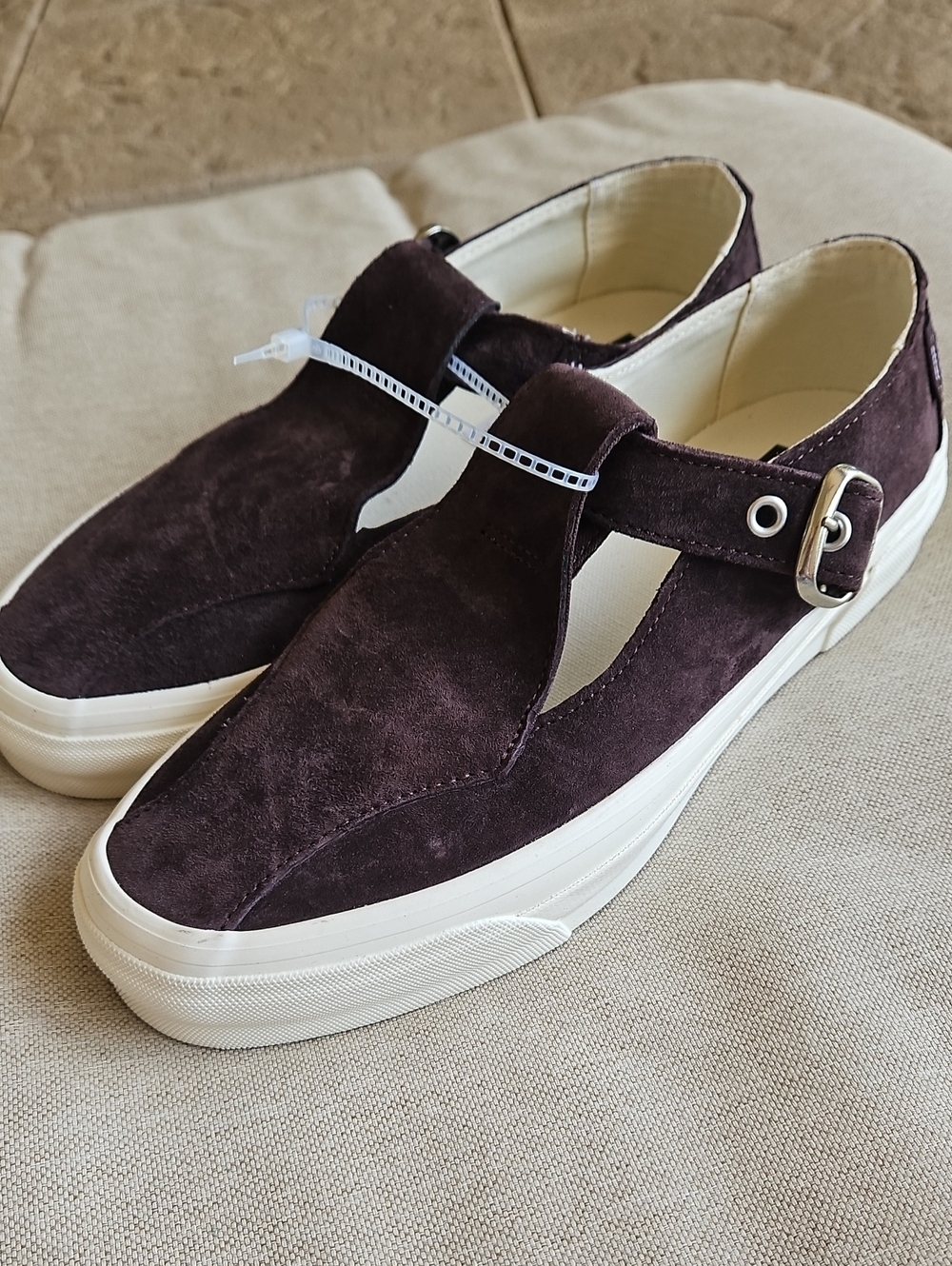 VANS Off The Wall Premium Mary Jane Suede - Chocolate Plum Brown Men's 7.5, W9